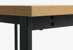 AABENRAATable AABENRAA 80x120 coloris chêne chaud/noir-JYSK Discount