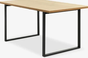 AABENRAATable AABENRAA 90x160 coloris chêne chaud/noir-JYSK Outlet