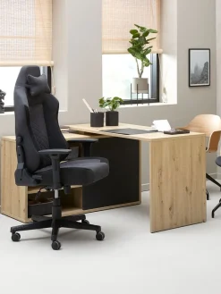 ABILDAAChaise gaming ABILDAA tissu gris anthracite-JYSK Online