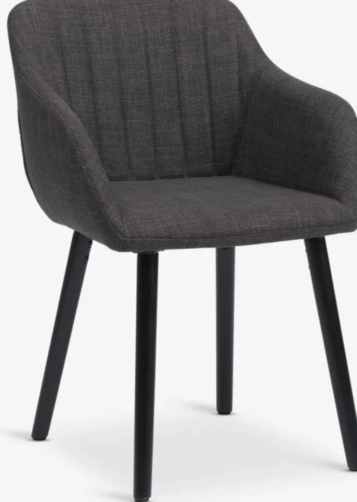 ADSLEVChaise ADSLEV tissu /noir-JYSK Online