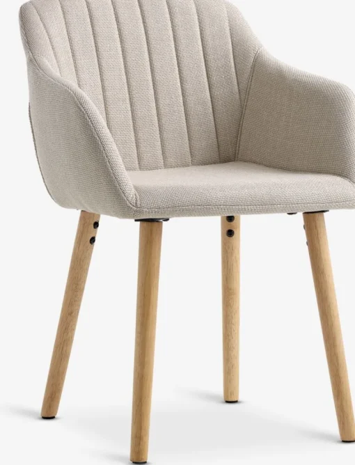 ADSLEVChaise ADSLEV tissu /coloris chêne naturel-JYSK Outlet