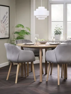 ADSLEVChaise ADSLEV velours /naturel-JYSK