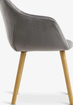 ADSLEVChaise ADSLEV velours /naturel-JYSK