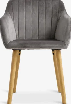 ADSLEVChaise ADSLEV velours /naturel-JYSK