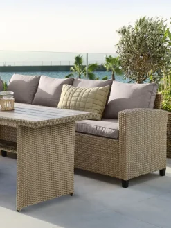 AGERMOSEEnsemble lounge AGERMOSE 6 personnes a/rangement l-JYSK New