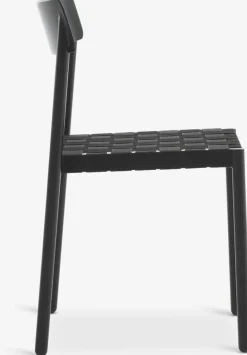 AKTIVEN + HAGLEBUAKTIVEN L118/168 table naturel + 4 HAGLEBU chaises noir-JUTLANDIA Discount