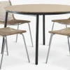 AKTIVEN + MIDDAGSBERGETAKTIVEN L118/168 table + 4 MIDDAGSBERGET chaises naturel-JYSK