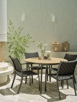 AKTIVENTable de jardin AKTIVEN Ø118xL118/168 naturel-JUTLANDIA Clearance