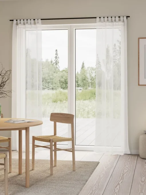 ALAJAURERideau ALAJAURE 1x140x245 blanc-JYSK Discount