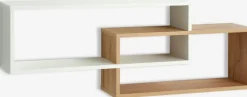 ALLESTEDÉtagère murale ALLESTED 2 tablettes blanc/coloris chêne-JYSK