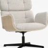 ALLINGEFauteuil ALLINGE pivotant tissu beige/noir-JYSK Hot