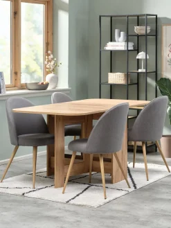 ALLINGTable ALLING 80x100/163 coloris chêne chaud-JYSK Clearance