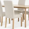 ALSTED + TUREBYALSTED L160 table coloris chêne + 4 TUREBY chaises beige-JYSK