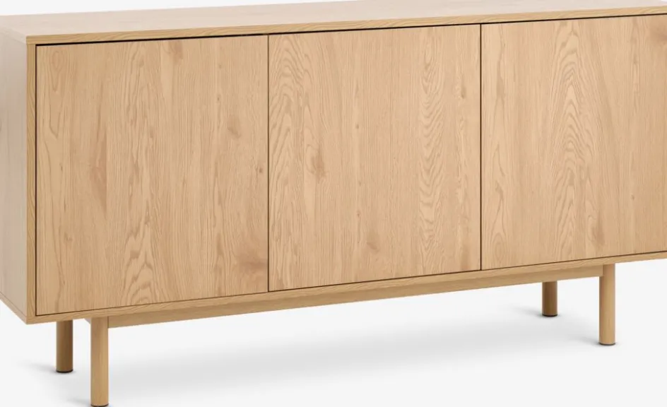 ALSTEDBuffet ALSTED 3 portes coloris chêne naturel-JYSK New