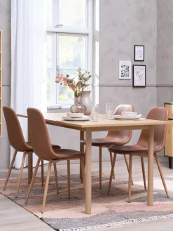 ALSTEDTable ALSTED 90x160 coloris chêne naturel-JYSK Outlet