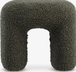 ANDSTPouf ANDST 46x38 tissu teddy vert olive-JYSK Outlet