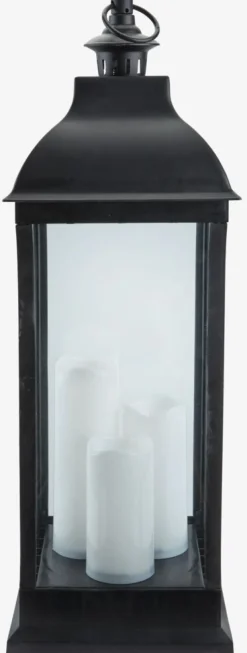 ANKALanterne ANKA l24xL24xH70cm a/LED noir-JYSK Online
