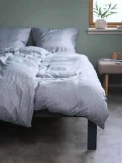 ASLIBasicParure de lit ASLI Micro 240x220 bleu poudré-JYSK Discount