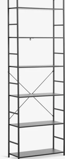 ASTRUPÉtagère ASTRUP 6 tablettes noir-JYSK Clearance