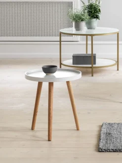 BAKKEBJERGBout de canapé BAKKEBJERG Ø40 blanc/naturel-JYSK Sale