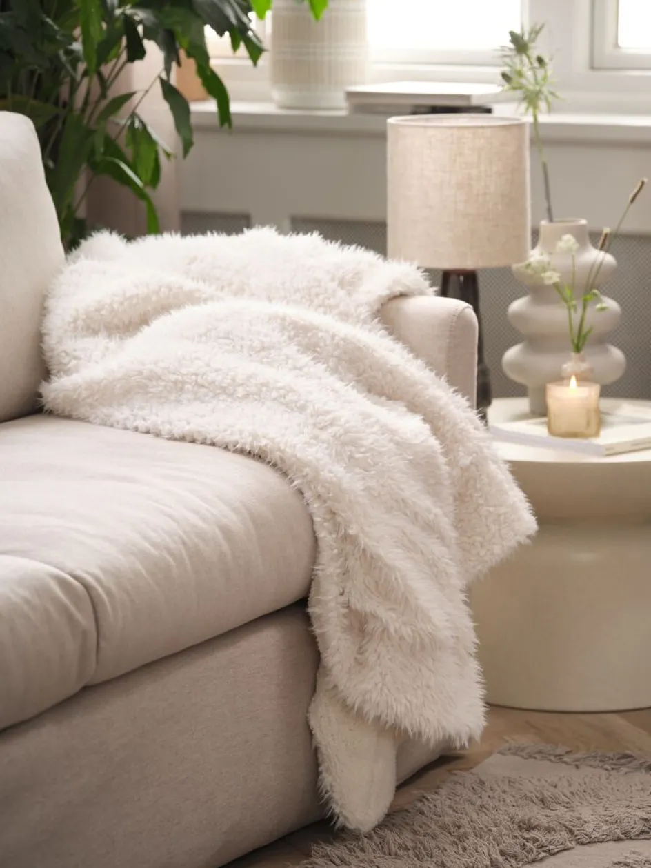 BALLBLOMPlaid BALLBLOM 130x180 blanc-JYSK Discount