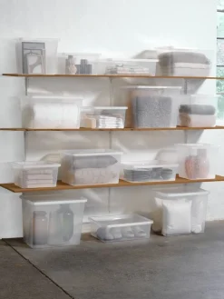 BASIC BOXBoîte de rangement BASIC BOX 80L a/couvercle transparent-JYSK Outlet