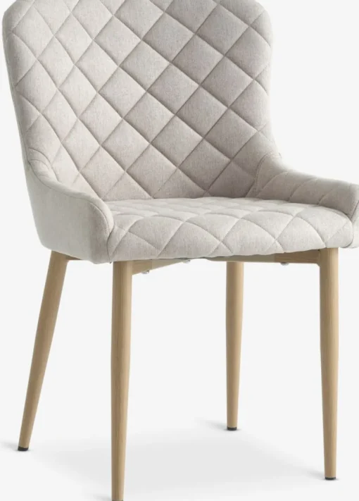 BELLINGEChaise BELLINGE tissu sable/coloris chêne naturel-JYSK Best