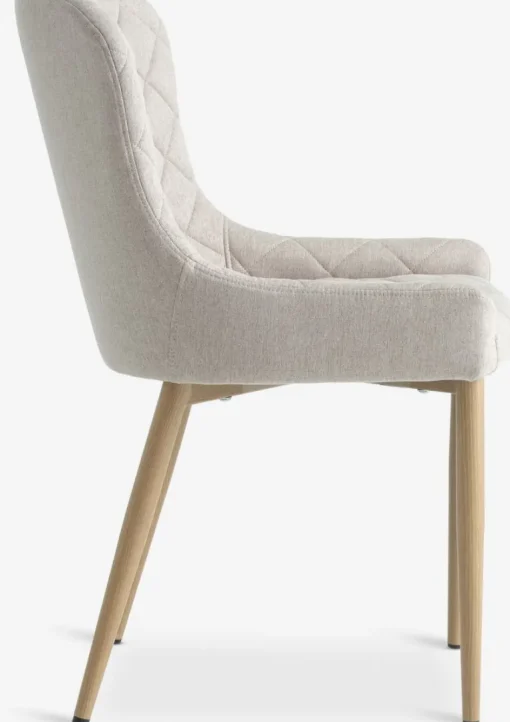 BELLINGEChaise BELLINGE tissu sable/coloris chêne naturel-JYSK Best