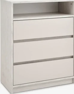 BILLUNDCommode 3 tiroirs BILLUND coloris travertin/beige-JYSK Online