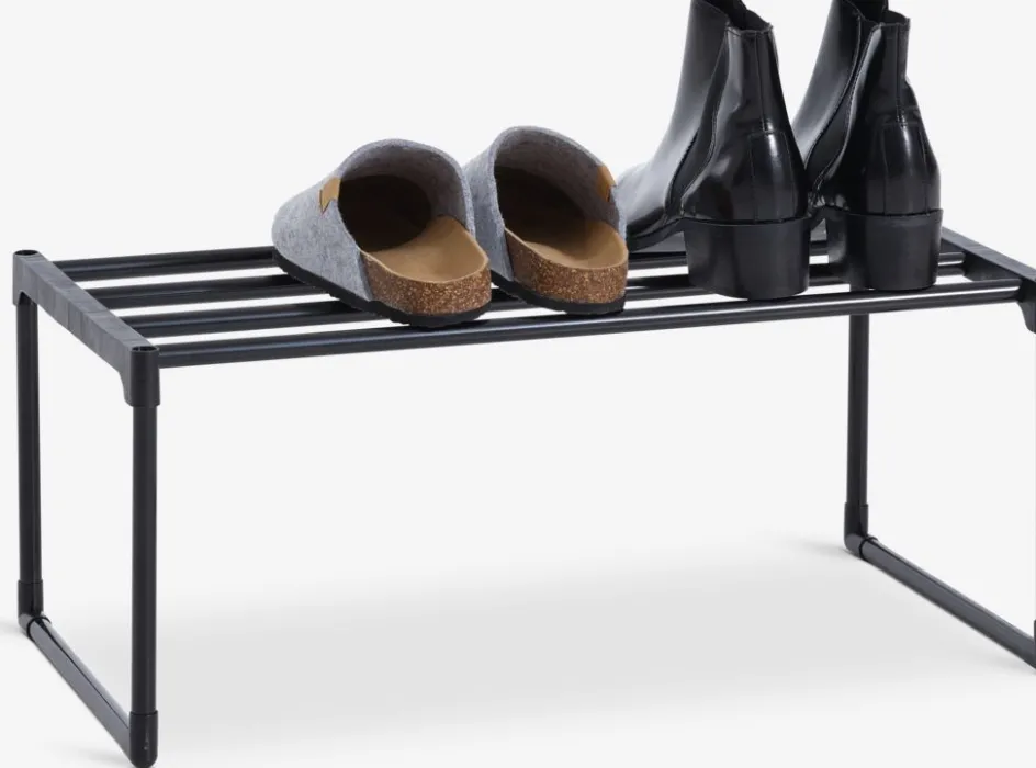 BORNHOLMRange chaussures BORNHOLM 1 tablette empilable noir-JYSK Sale