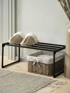 BORNHOLMRange chaussures BORNHOLM 1 tablette empilable noir-JYSK Sale