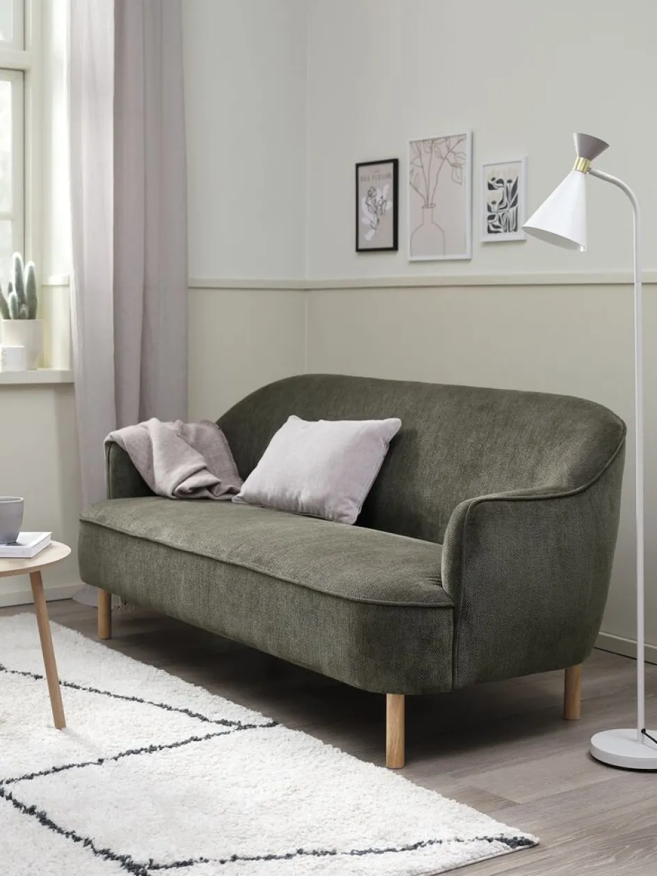 BREDALCanapé BREDAL 2,5 places tissu vert olive-JYSK Outlet