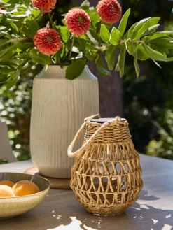 BREMSELampe à piles BREMSE Ø18xH22cm naturel-JYSK Clearance