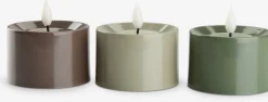 BYSVALEBougies chauffe-plat LED BYSVALE Ø8xH8cm assorti-JYSK Clearance