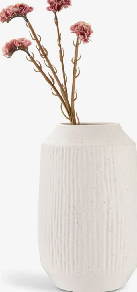 CHRISTIANVase CHRISTIAN Ø21xH33cm blanc-JYSK Online