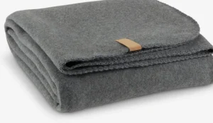 DAGLILJEPlaid polaire DAGLILJE 130x170 gris foncé-JYSK Sale