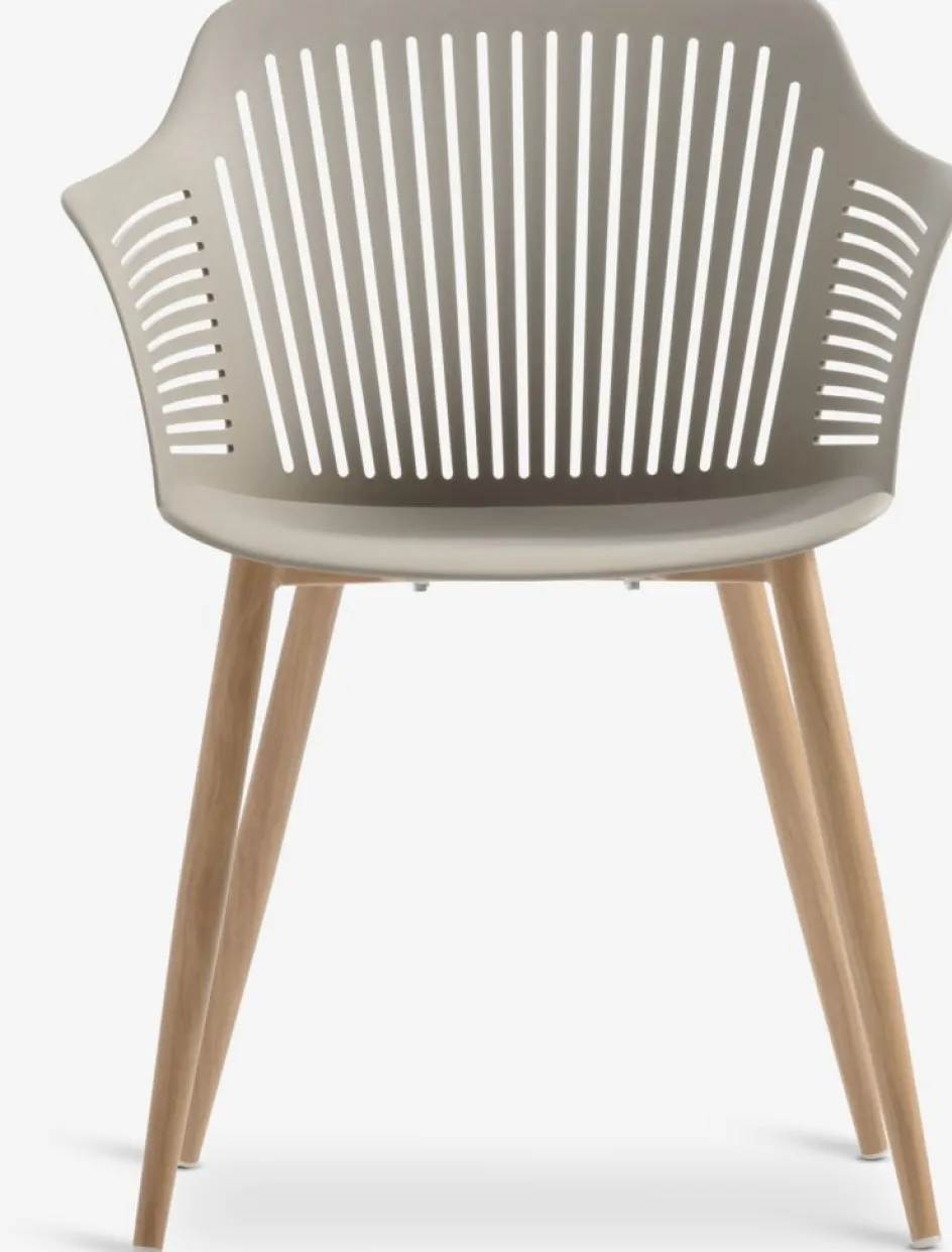 DAGSVAD + VANTOREDAGSVAD L190 table naturel + 4 VANTORE chaises sable foncé-JYSK Online
