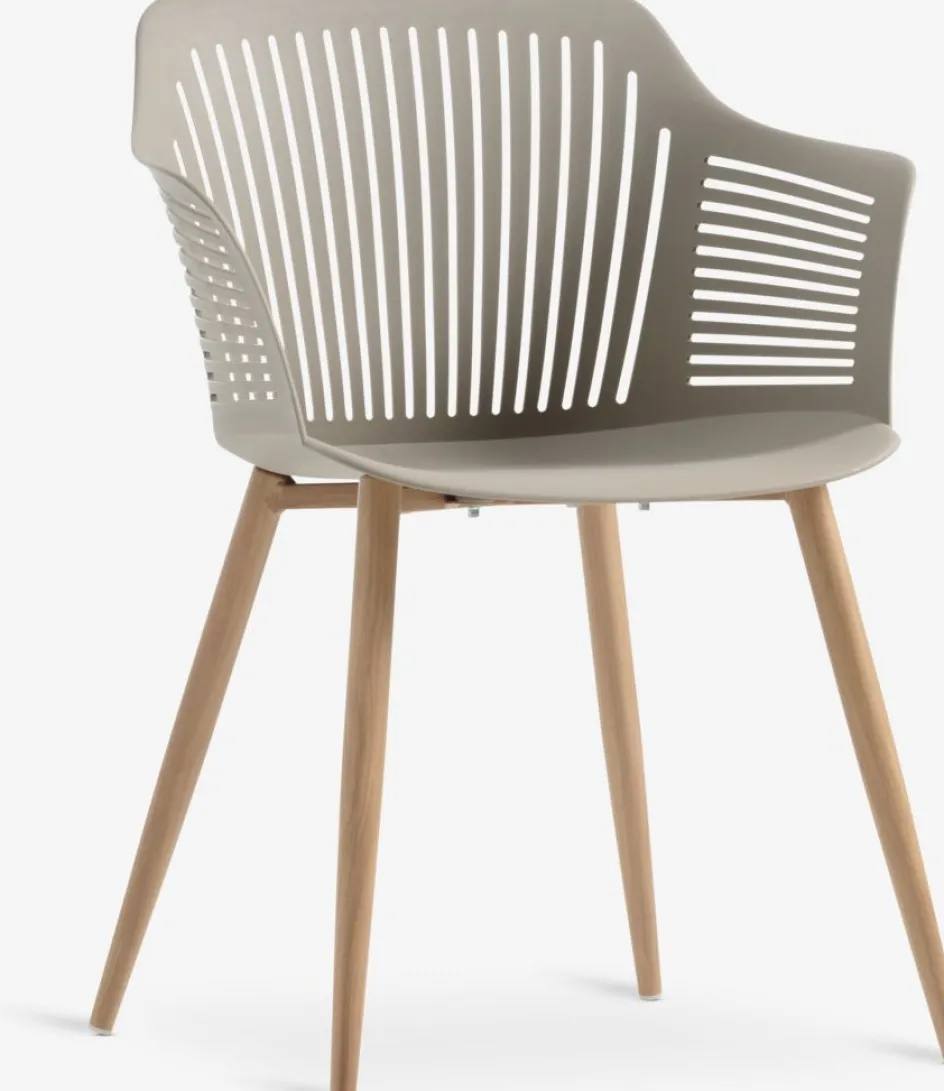 DAGSVAD + VANTOREDAGSVAD L190 table naturel + 4 VANTORE chaises sable foncé-JYSK Online