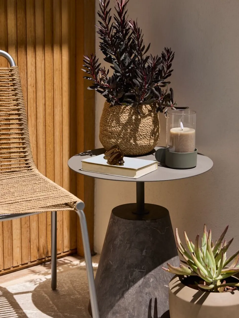 DALRIPATable d'appoint DALRIPA Ø45xH50 sable foncé-JYSK