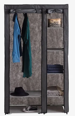 DAMHUSArmoire DAMHUS 100x174 gris foncé-JYSK Discount