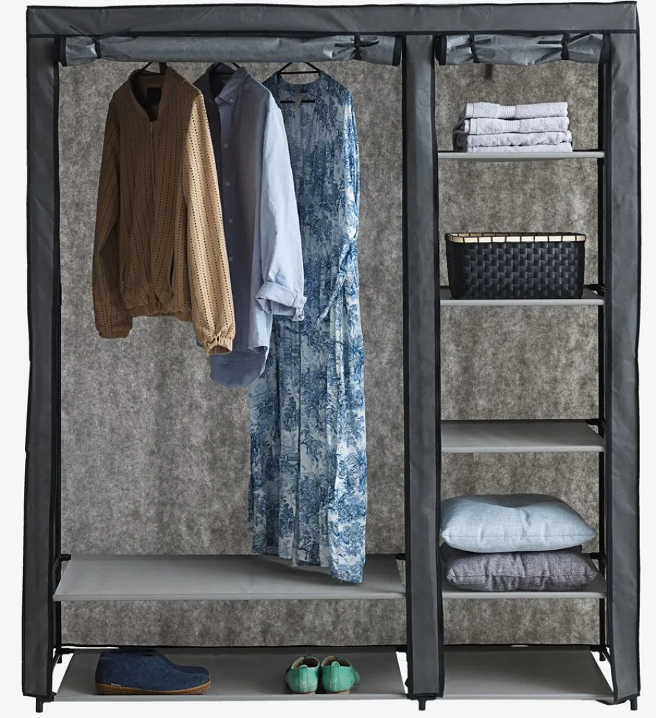 DAMHUSArmoire DAMHUS 149x174 gris foncé-JYSK Clearance