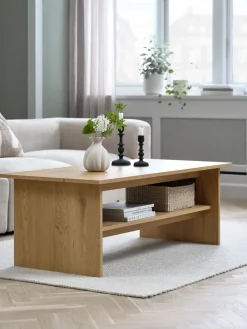 DAUGBJERGTable basse DAUGBJERG L120 plateau relevable coloris chêne-JYSK Outlet