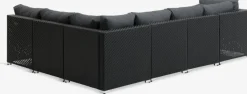 EGEnsemble lounge modulable EG 6 personnes noir-JYSK Outlet