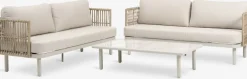 EJLBYEnsemble lounge EJLBY 5 personnes beige-JUTLANDIA Outlet