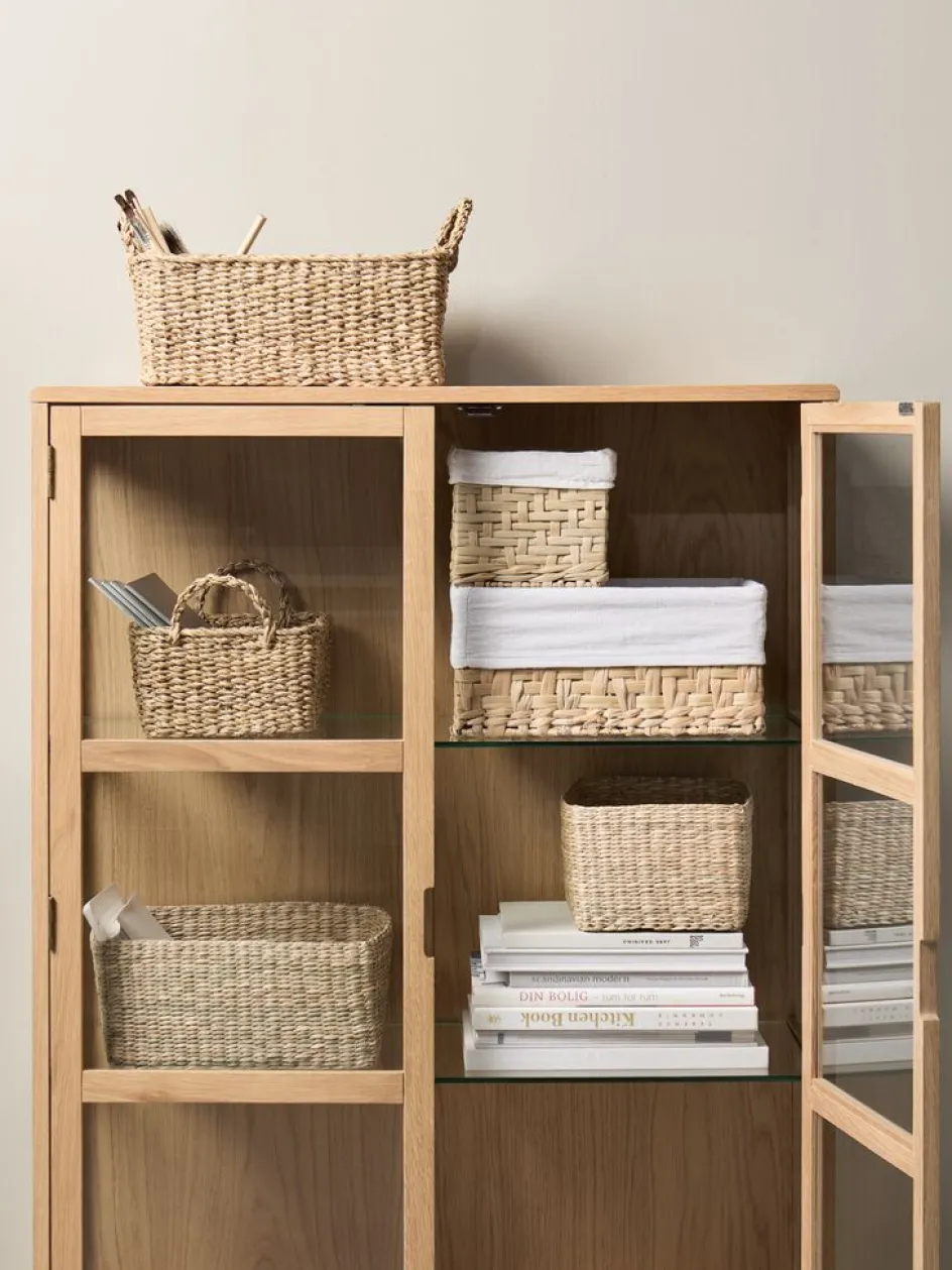 EJNOPanier EJNO l16xL22xH14cm a/tissu naturel-JYSK Hot