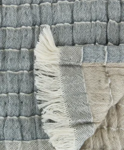 ENEPlaid ENE 130x170 bleu/beige-JYSK Outlet