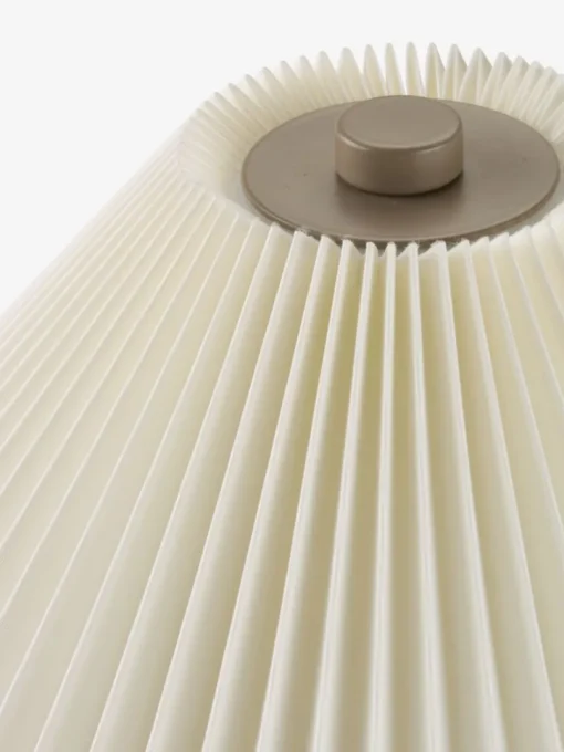 ESMUNDLampe à piles ESMUND Ø17xH20cm brun/blanc a/minuterie-JYSK Discount