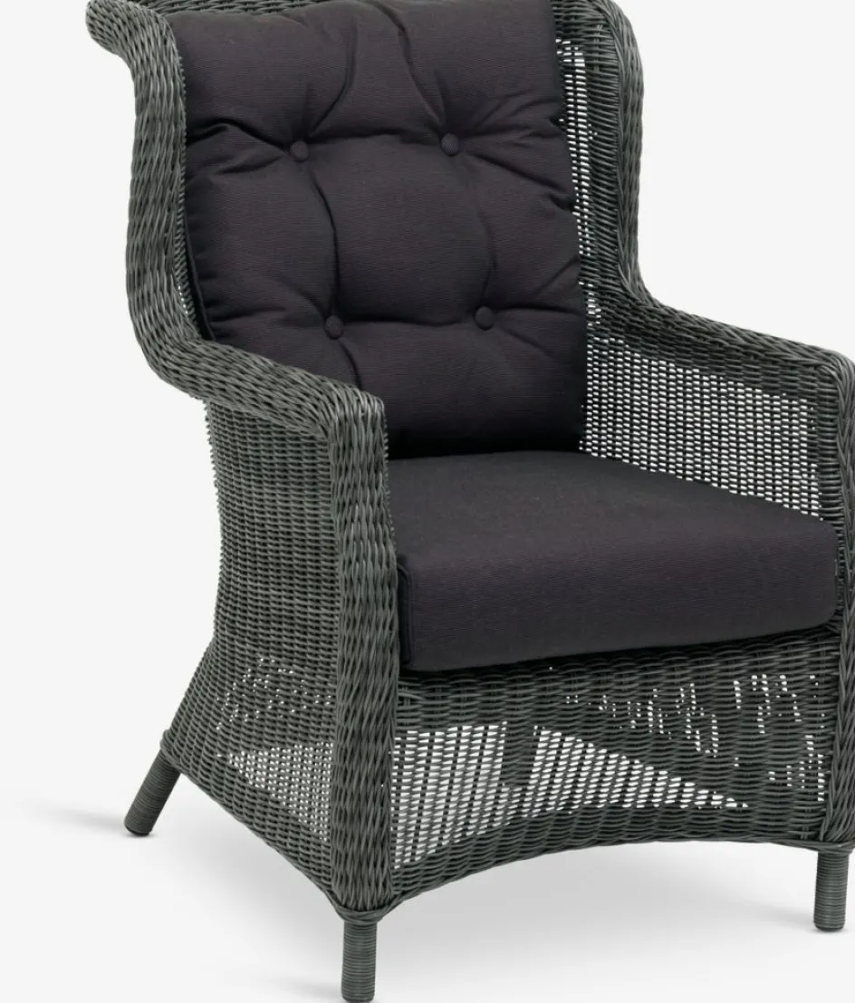 FALKENBERGFauteuil lounge FALKENBERG gris-JUTLANDIA