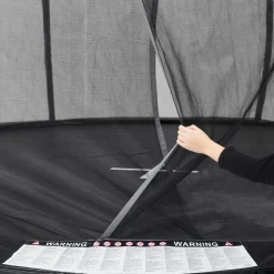 FALKTrampoline FALK Ø250 a/filet sécurité noir-JYSK