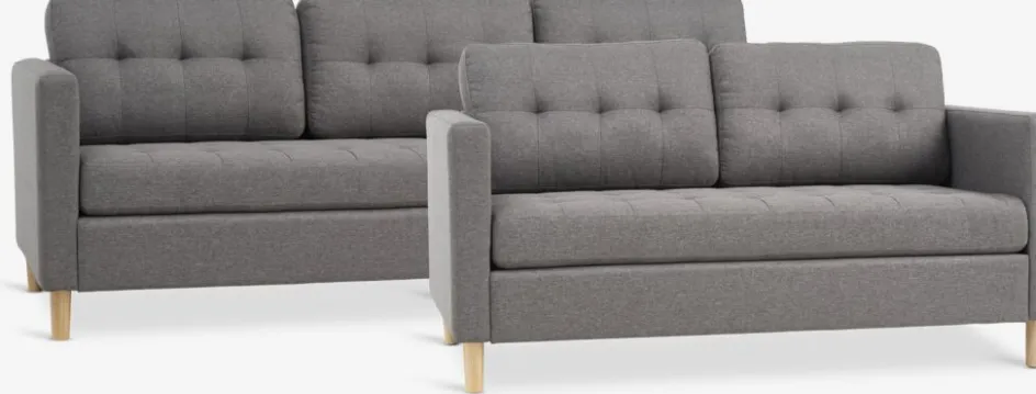 FALSLEVEnsemble canapés FALSLEV 2 pièces tissu-JYSK Hot